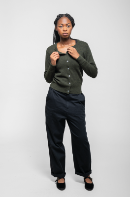 Kitchener Items - Belle Cardigan Olive Melange