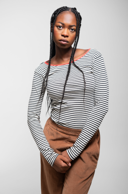 Kitchener Items - Doobie Inter Stripe Long Sleeve Top - Cranberry