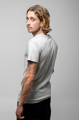 Kitchener Items - Marlon SS Uni T-shirt Heather Grey