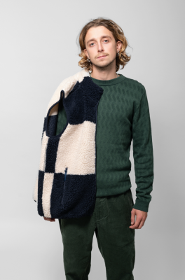 Kitchener items - Gus Jumper Dark Green & Petrol