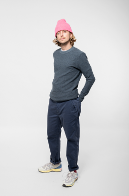 Kitchener items - ABC Tapio Crossstich Jumper Greyblue
