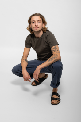 Kitchener Items - Marlon SS Uni T-shirt Black Olive