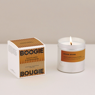 Boogie Bougie - Caramel Leather & Incense Innuendo Candle