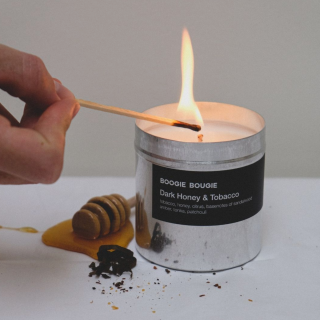 Boogie Bougie - Dark Honey & Tobacco Candle
