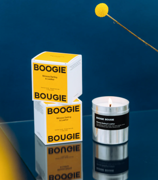 Boogie Bougie - Mimosa Darling & Leather Candle