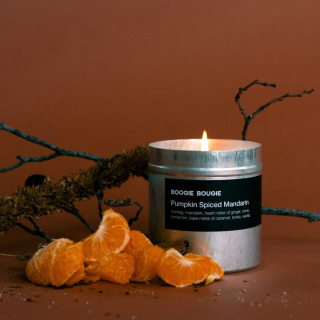 Boogie Bougie - Pumpkin Spiced Mandarin Candle 