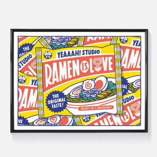 Yeaaah! Studio Poster - Ramen Is Love