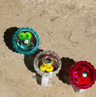 Rainette Bicycle Bell - Transparent 