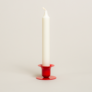 Kunstindustrien Bell Candleholder - Red