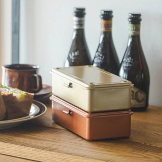 Toyo - Steel Stackable Storage Box T-190: Gold
