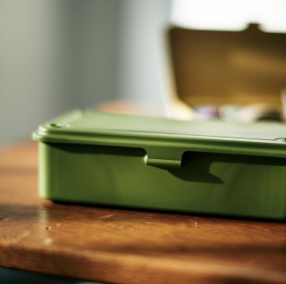 Toyo - Steel Stackable Storage Box T-190: Japanese Green Tea