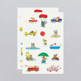 Tattly Temporary Tattoos - Busy World Mice Sheet 