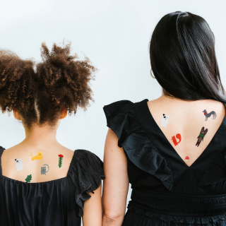 Tattly Temporary Tattoos - Creature Crew Sheet 