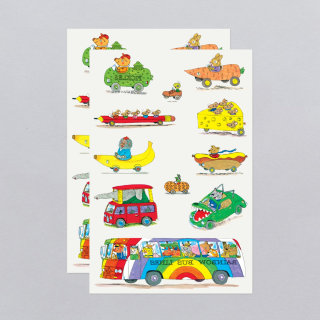 Tattly Temporary Tattoos - Things That Go Sheet 