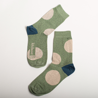 Kitchener Items Socks - Big Dots Thyme & Goat 