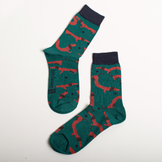Kitchener Items Socks - Dackel Evergreen
