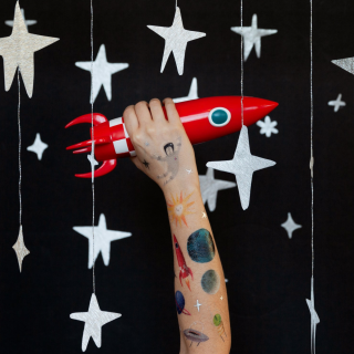 Tattly Temporary Tattoos - Space Explorer Set 