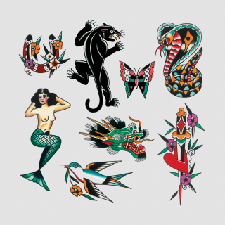 Tattly Temporary Tattoos - Americana Set 