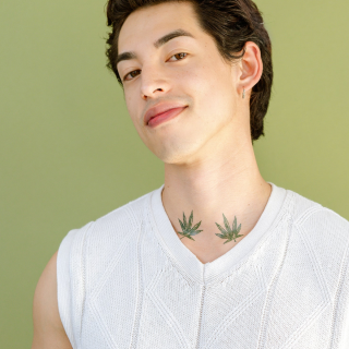 Tattly Temporary Tattoos - Green Leaf 