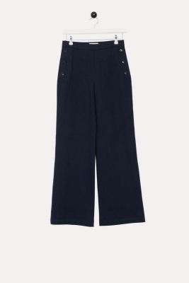 Bric-A-Brac - Basic Jeans Trousers Wide Navy