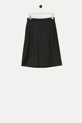 Bric-A-Brac - Basic Wool Skirt Sage