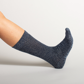 Kitchener Items Socks - Ribbed Long Lurex