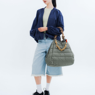 topologie - Marche Tote Large Moss Puffer