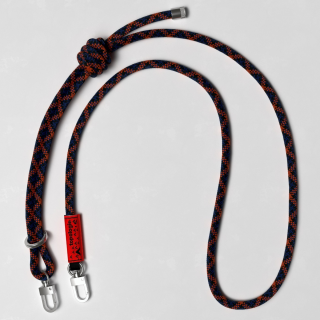 topologie - 8.0mm Rope in Orange Navy