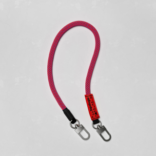 topologie - 8.0mm Wrist Strap in Red Blue Lattice