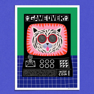 Dans Les Dents - Poster Game Over