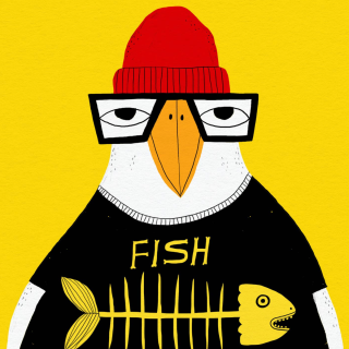 Dans Les Dents - Poster Fish Forever