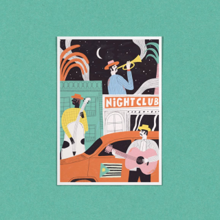 Dans Les Dents - Postcard Night Club