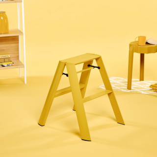 Hasegawa - Lucano 2 Step Ladder in Mustard Yellow