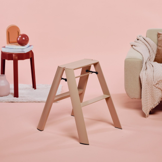 Hasegawa - Lucano 2 Step Ladder in Peach Brown