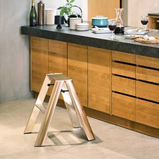 Hasegawa - Lucano 2 Step Ladder Premium in Gold