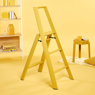 Hasegawa - Lucano 3 Step Ladder in Mustard Yellow