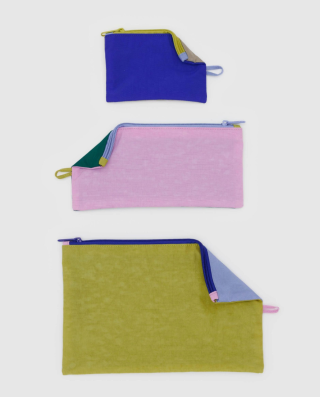 Baggu Flat Pouch Set - Plein Air