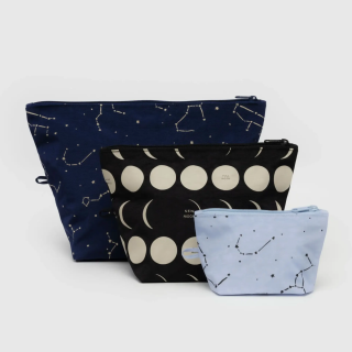 Baggu Go Pouch Set - Night Sky