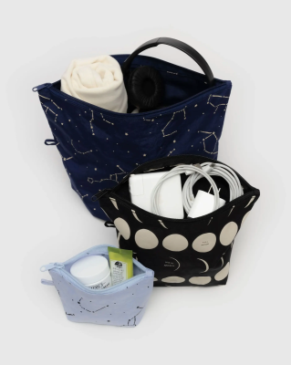 Baggu Go Pouch Set - Night Sky