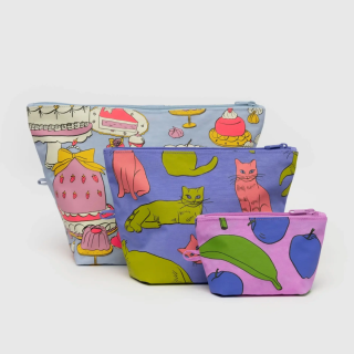 Baggu Go Pouch Set - Still Life