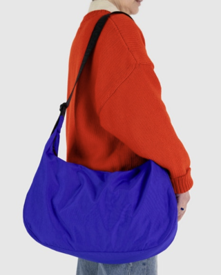 Baggu Large Nylon Crescent Bag - Lapis