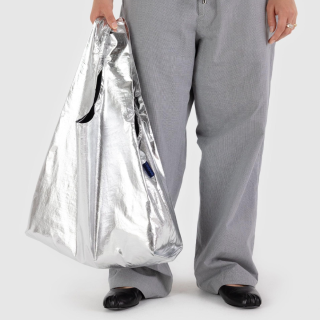 Baggu Standard Baggu - Silver Metallic