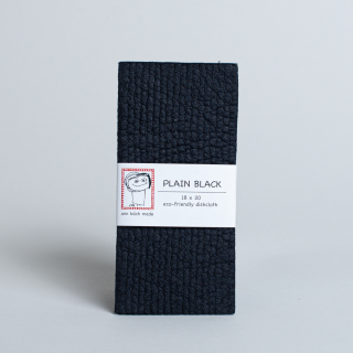 Biodegradable Plain Dishcloth Black