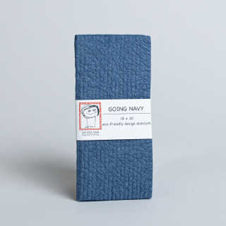 Biodegradable Plain Dishcloth Going Navy