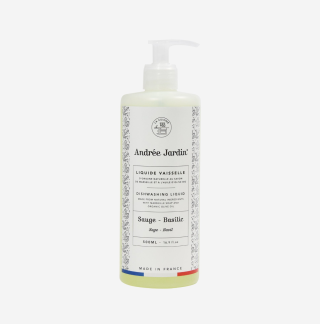 Andrée Jardin Dishwashing Soap Organic Olive Oil Sage - Basil