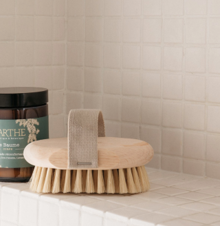 Andrée Jardin Body Massage and Dry Brushing Brush - Beechwood