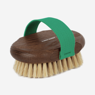 Andrée Jardin Body Massage and Dry Brushing Brush - Ashwood - Green Strap