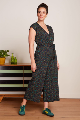 King Louie Mary Jumpsuit Elysee - Black