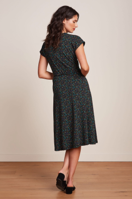 King Louie Abigail Dress Elysee - Black 