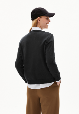 Armed Angels  LARUNAA Sweater made of Organic Cotton Mix - Black